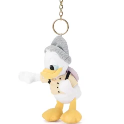 Porte-clés petite peluche Donald Duck au camping – 20 cm