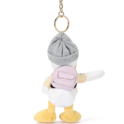 Porte-clés petite peluche Donald Duck au camping – 20 cm