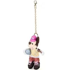 Porte-clés petite peluche Mickey au camping – 20 cm