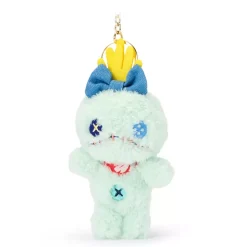 Porte-clés petite peluche Souillon en denim, Lilo & Stitch, 12 cm