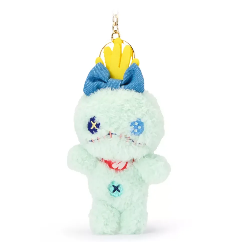 Porte-clés petite peluche Souillon en denim, Lilo & Stitch, 12 cm
