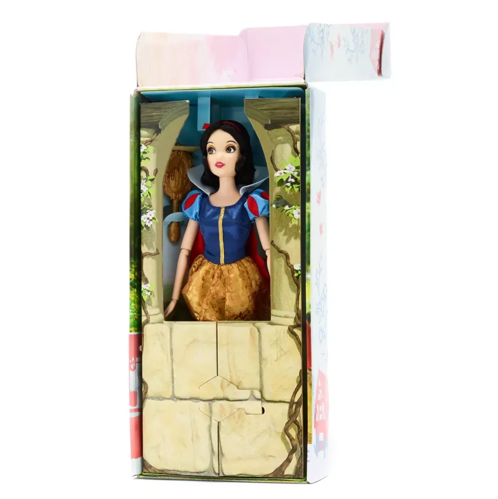 Poupée Blanche Neige classique, Blanche Neige et les Sept Nains