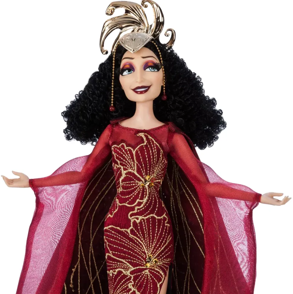 Poupée Mère Gothel Fashionably Late Midnight Masquerade Series Disney Designer Collection en édition limitée, Raiponce