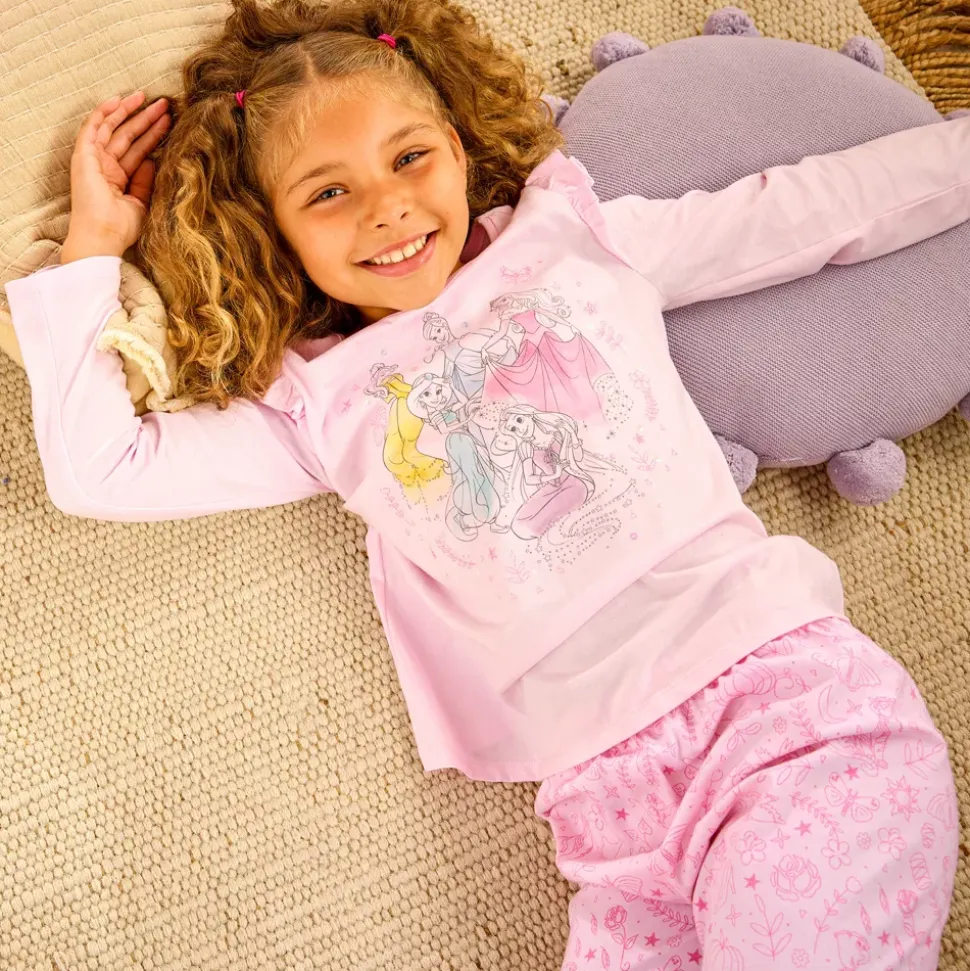 Pyjama rose Princesses Disney pour enfants