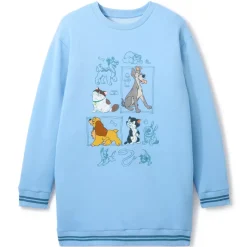 Robe sweat-shirt Chiens et chats Disney pour femmes