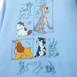 Robe sweat-shirt Chiens et chats Disney pour femmes