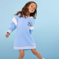 Robe sweatshirt Stitch et Angel pour enfants, Lilo & Stitch