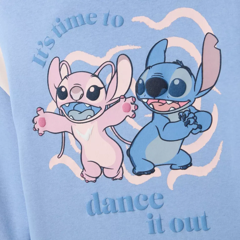 Robe sweatshirt Stitch et Angel pour enfants, Lilo & Stitch