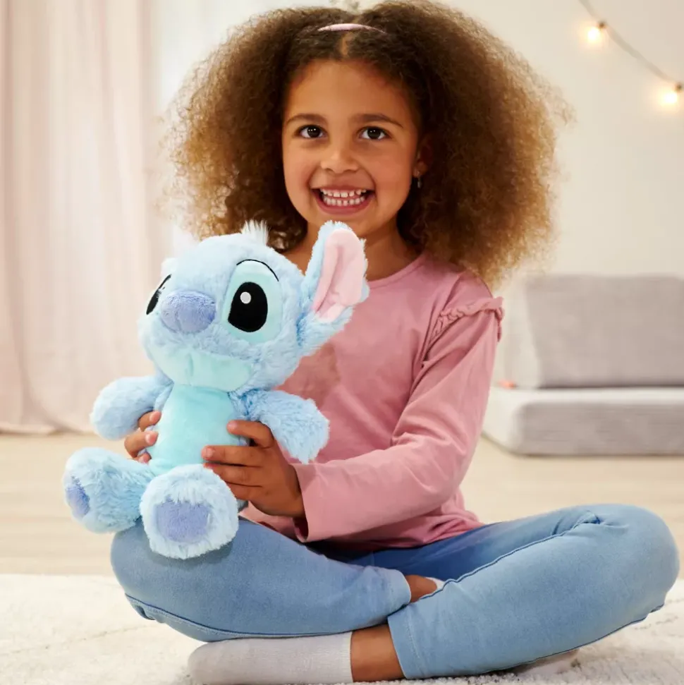 Simba Smoby Peluche Stitch Flopsie de taille moyenne, Lilo & Stitch, 25 cm