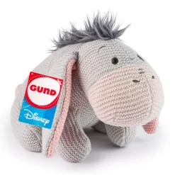 Spinmaster Peluche Bourriquet tricotée Disney GUND, Winnie l'Ourson, 38 cm