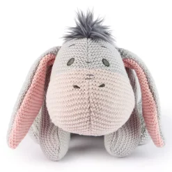 Spinmaster Peluche Bourriquet tricotée Disney GUND, Winnie l'Ourson, 38 cm