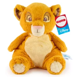 Spinmaster Peluche Simba Disney GUND Oh So Snuggly, Le Roi Lion, 31,5 cm