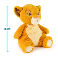Spinmaster Peluche Simba Disney GUND Oh So Snuggly, Le Roi Lion, 31,5 cm
