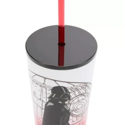 Starbucks Gobelet avec paille en acier inoxydable Dark Vador, Star Wars