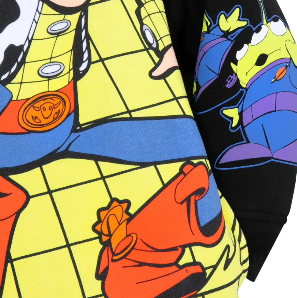 Sweatshirt Buzz l'Éclair et Woody zippé à capuche pour enfants, Toy Story