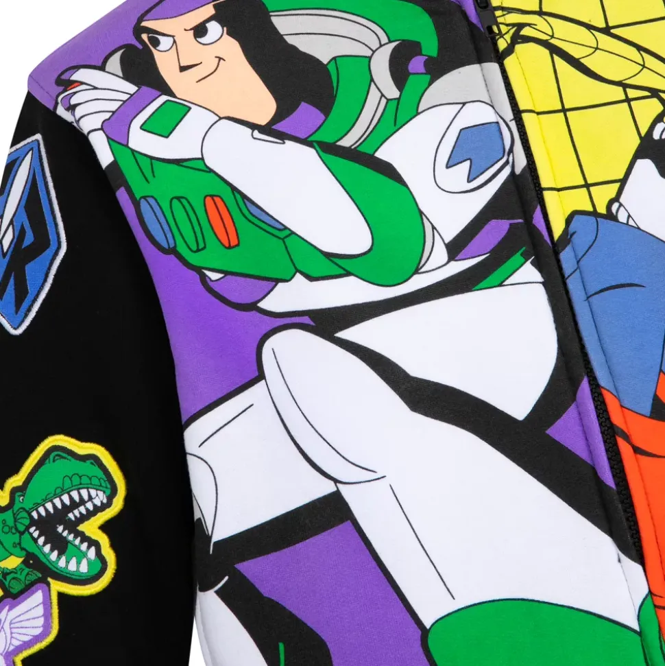 Sweatshirt Buzz l'Éclair et Woody zippé à capuche pour enfants, Toy Story