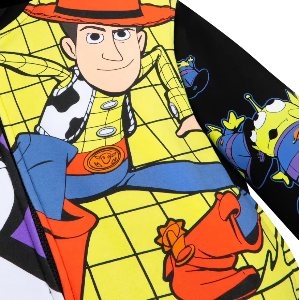 Sweatshirt Buzz l'Éclair et Woody zippé à capuche pour enfants, Toy Story