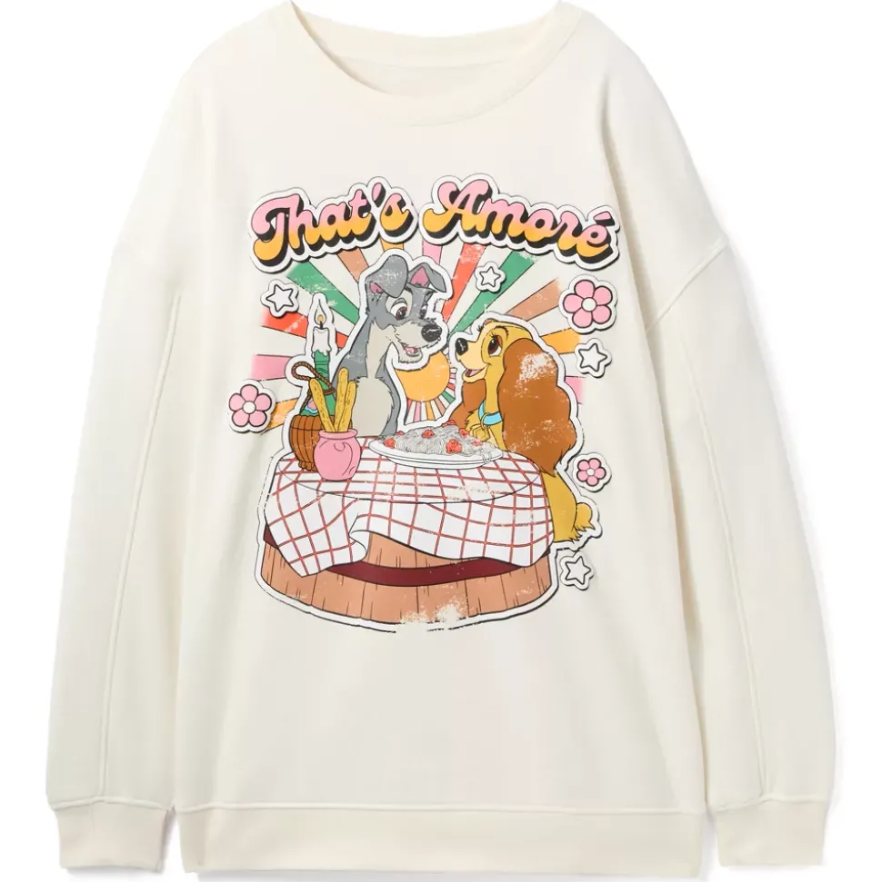 Sweat-shirt La Belle et le Clochard pour femmes