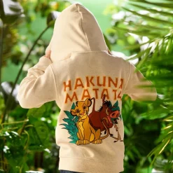 Sweatshirt Le Roi Lion zippé à capuche pour enfants