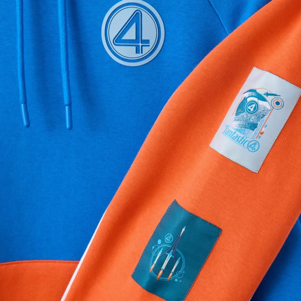 Sweat-shirt Les 4 Fantastiques : Premiers pas à capuche pour adultes