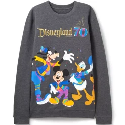 Sweatshirt Mickey Mouse et ses amis 70e anniversaire de Disneyland Resort pour adultes