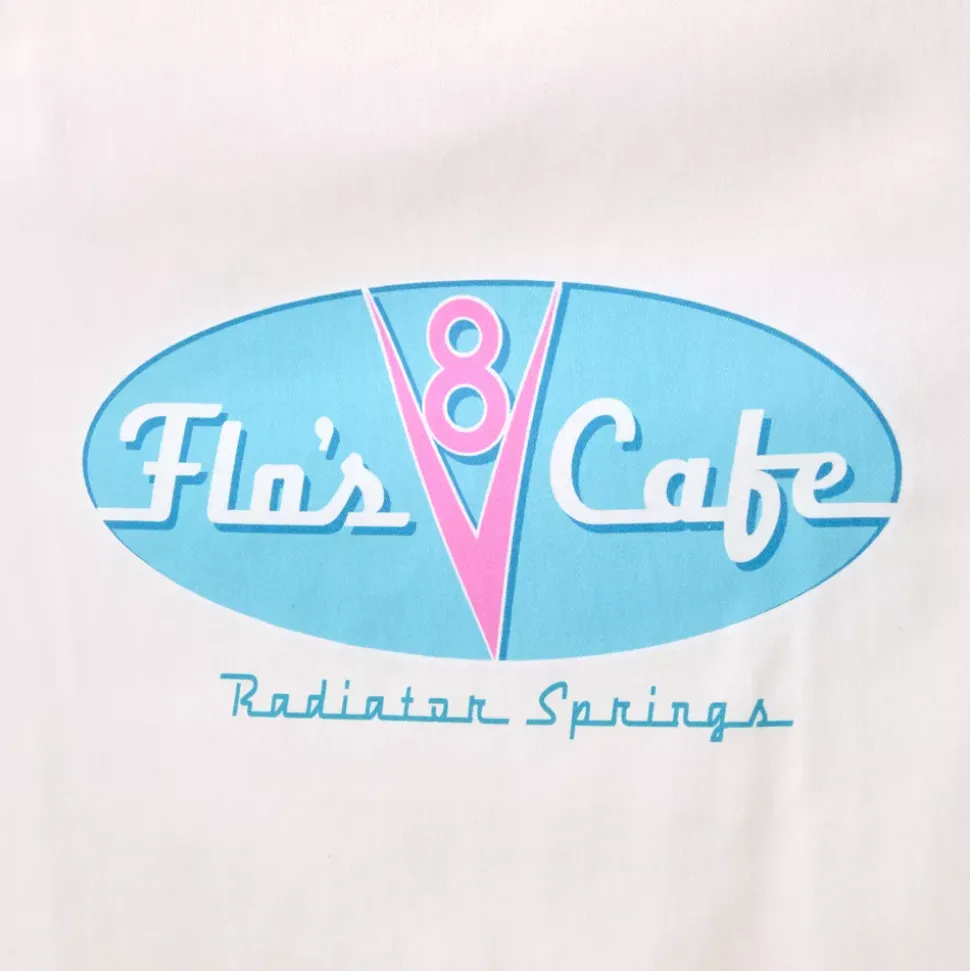 Tablier Café V8 de Flo pour adultes, Disney Pixar Cars