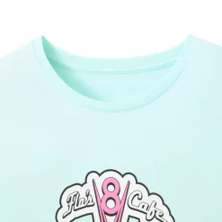 T-shirt Café V8 de Flo bleu pour adultes, Disney Pixar Cars