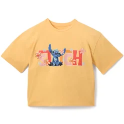 T-shirt Stitch jaune pour enfants, Lilo & Stitch