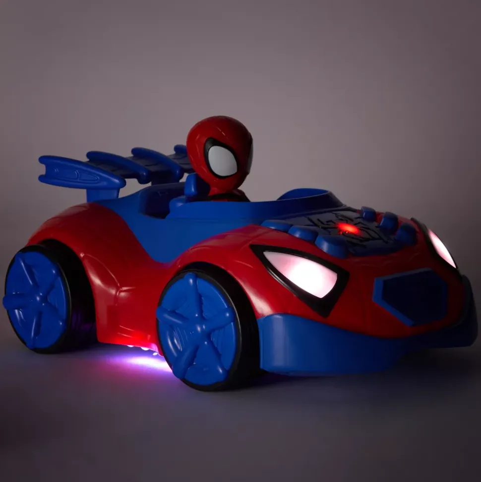 Voiture Spider-Man télécommandée à bulles